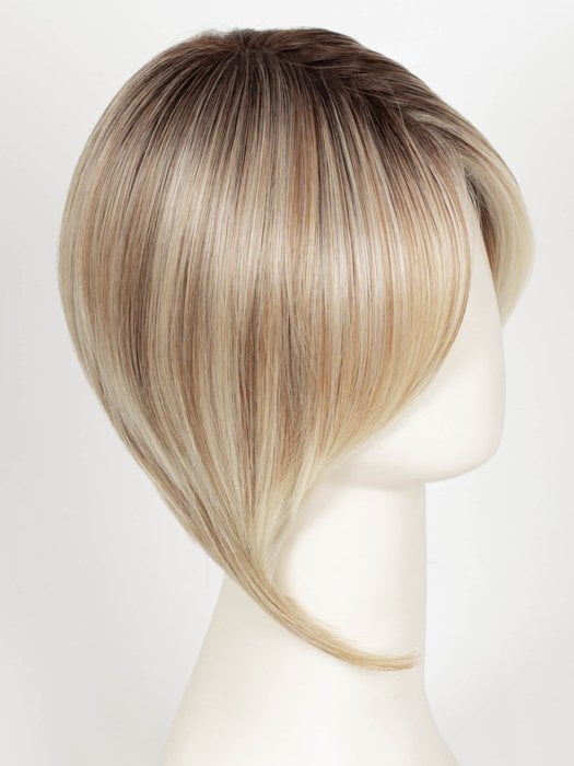 101/88/27S8 CATALINA BLONDE | Pale blonde with Pure White Natural Violet halo highlights, shaded medium brown