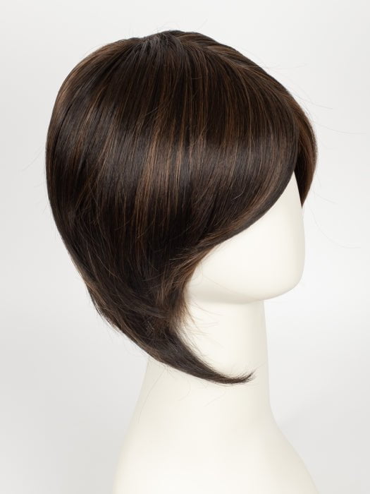 FS4/33/30A MIDNIGHT COCOA | Dark Brown, Medium Red, Medium Natural Red Blonde/Brown Blend with Medium Natural Red Blonde/Brown Blend Bold Highlights