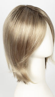 CHAMPAGNE ROOTED | Light Beige Blonde,  Medium Honey Blonde, and Platinum Blonde Blend with Dark Roots