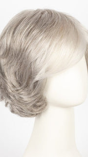 SNOW-MIX-60.56.58 | Pure Silver White with 10% Medium Brown & Silver White with 5% Light Brown blend