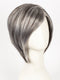 R344LF58 | Dark Brown & Off Black Gray Lightening to Off-White Mix in Front