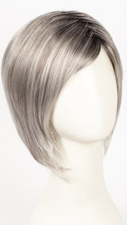 CHROMERT1B | Gray & White With 25% Medium Brown Blend & Off-Black Roots