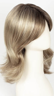 SAND MULTI ROOTED 24.14.12 | Lightest Ash Blonde and Medium Ash Blonde with Lightest Brown Blend and Shaded Roots