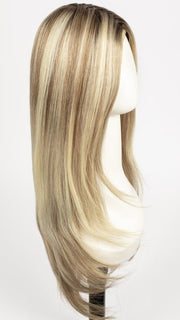 12FS8 SHADED PRALINE | Light Gold Brown, Light Natural Gold Blonde & Pale Natural Gold-Blonde Blend, Shaded with Medium Brown