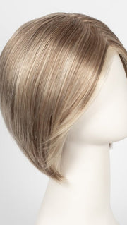 R1621S+ GLAZED SAND | Dark Natural Blonde with Cool Ash Blonde Highlights on Top