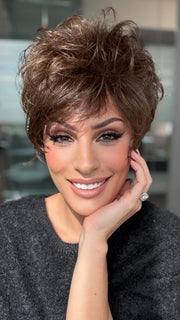 Roxie is Wearing ON SET by GABOR in GF4-6 BLACK COFFEE | Rich Dark Brown
