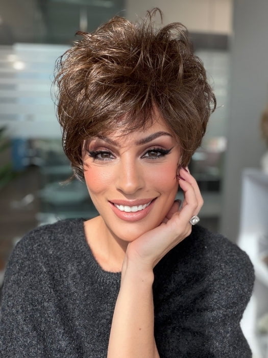 Roxie is Wearing ON SET by GABOR in GF4-6 BLACK COFFEE | Rich Dark Brown