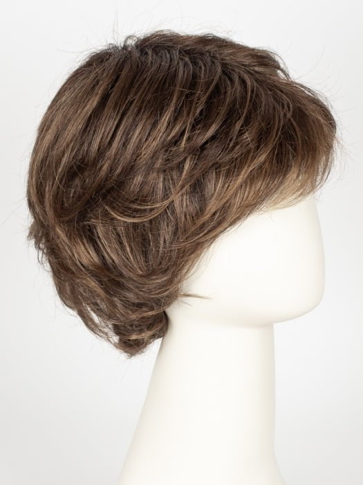 MOCCA ROOTED 830.20.27 | Medium Brown, Light Brown, and Light Auburn blend and Dark Roots