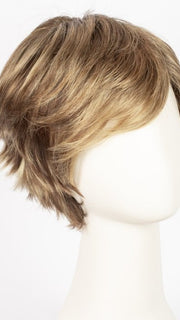 LIGHT BERNSTEIN ROOTED 27.12.26 | Light Auburn, Light Honey Blonde, and Light Reddish Brown blend and Dark Roots