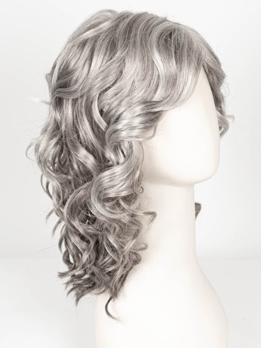 R51LF60 | Off Black with 75% Grey Lightening to Gold Blonde Mix in Front