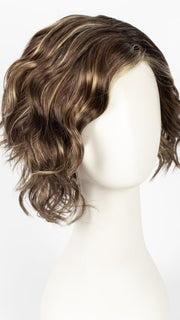 CKISSRT4 | Golden Brown with Copper Blonde Highlights and Dark Brown Roots