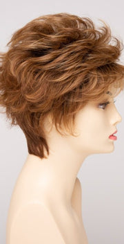 GOLDEN NUTMEG | Medium Brown roots with overall Warm Cinnamon base and Golden Blonde highlights