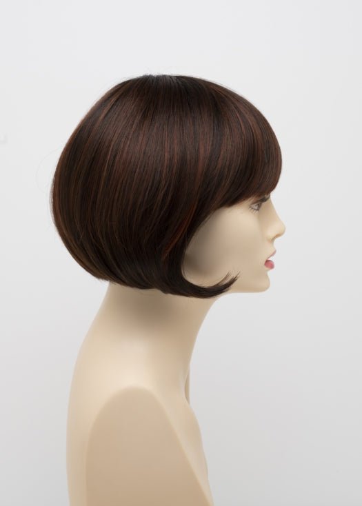 CHOCOLATE CHERRY | Dark Brown roots with overall Medium Brown base with Deep Red highlights