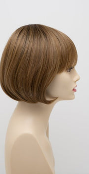 GOLDEN NUTMEG | Medium Brown roots with overall Warm Cinnamon base and Golden Blonde highlights