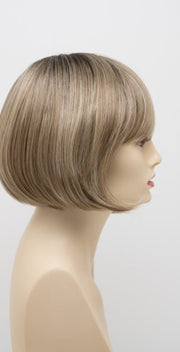 SPARKLING CHAMPAGNE | Medium Brown roots with overall Strawberry Blonde base and soft Golden Blonde highlights