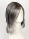 SALT-PEPPER-ROOTED 44.51.39 | Light Natural Brown with 75% Gray, Medium Brown with 70% Gray and Pure White Blend