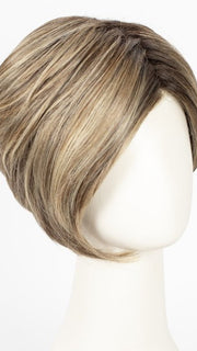RL12/22SS SHADED CAPPUCCINO | Light Golden Brown Evenly Blended with Cool Platinum Blonde Highlights with Dark Roots