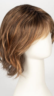 HAZELNUT-ROOTED 830.28.6 | Medium Brown base with Medium Reddish Brown and Copper Red highlights and Dark Roots