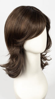 CHOCOLATE-ROOTED 830.6 | Medium to Dark Brown base with Light Reddish Brown highlights and Dark Roots  Edit alt text