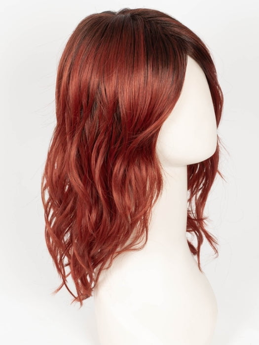 FIRESTORM ROOTED 132.32.133 | Granat Red and Deep Reddish Copper with Red Violet Blend and Shaded Roots