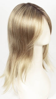 SANDY BLONDE ROOTED | Medium Blonde and Light Neutral Blonde with Medium Ash Blonde Blend and Shaded Roots