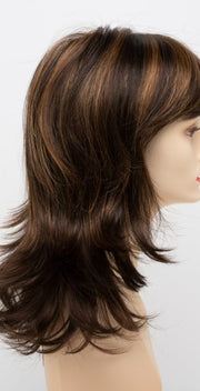 CHOCOLATE CARAMEL | Medium Brown with Soft Red and Blonde highlights