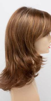 CREAMED COFFEE | Medium Brown roots and base with Cinnamon and Golden Blonde highlights