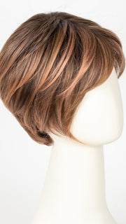 ROSEWOOD ROOTED | Medium Dark Brown Roots that Melt into a Mixture of Saddle Brown and Terra-Cotta Tones with Dark Roots