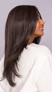 SOPHIA wearing SENSATIONAL by TRESSALLURE in 4/6R | Dark Brown