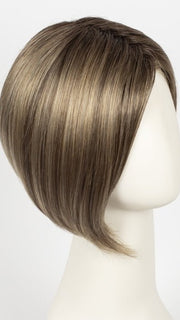 DARK SAND ROOTED | Light Brown base with Lightest Ash Brown and Medium Honey Blonde blend and Dark Roots