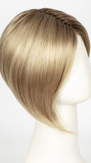 LIGHT CARAMEL ROOTED | Light Golden Blonde, Butterscotch Blonde, and Medium Honey Blonde blend with Dark Roots
