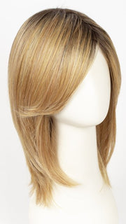 SUNKISS | Honey Gold, Strawberry Blonde, and Light Blonde Blend with a Medium Brown Root