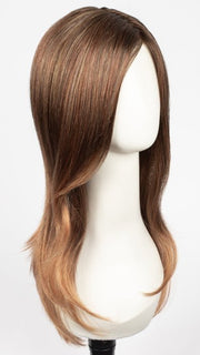 COPPER-SUNSET | Chestnut Brown with Vibrant Copper Red Highlights and Subtle Auburn Tipped Ends