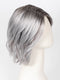 METALLIC GREY ROOTED 60.51 Pearl White, Darkest/Lightest Brown with Grey Blend with Shaded Roots