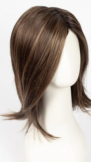 MARBLE-BROWN-R | Dark Brown Root with Medium Brown and Light Honey Brown