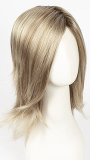 ROSE-GOLD-R | Blond Base with Reddish Highlights and Dark Roots
