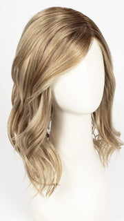 12FS8 SHADED PRALINE | Light Gold Brown, Light Natural Gold Blonde & Pale Natural Gold-Blonde Blend, Shaded with Medium Brown