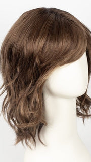 TOFFEE BROWN SHADED 830.27 | Medium Brown, Light Auburn, Dark Strawberry Blonde, and Light Ash Blonde Blend with Dark Shaded Roots