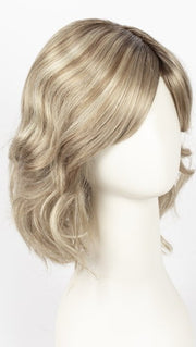 ROSE-GOLD-R | Blonde Base with Reddish Highlights and Dark Roots