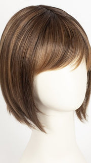 CHOCOLATE ROOTED 830.27 | Medium Brown Blended with Light Auburn and Dark Strawberry Blonde with Shaded Roots