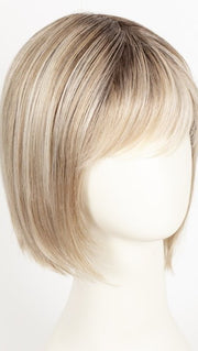 PEARL BLONDE ROOTED 101.20.25 | Pearl Platinum Blended with Light Strawberry Blonde and Lightest Golden Blonde with Shaded Roots