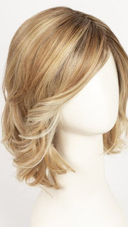 GINGER BLONDE ROOTED 26.19.31 | Light Honey Blonde and Light Golden Blonde blend with Light Reddish Auburn Highlights and Shaded Roots