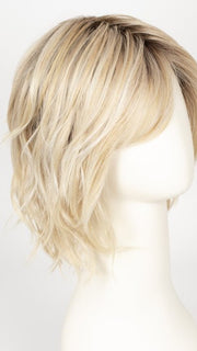 PASTEL BLONDE ROOTED 25.26.23 | Pearl Platinum, Dark Ash Blonde, and Medium Honey Blonde Mix with a Darker Root  Edit alt text