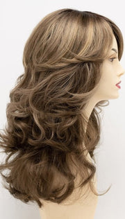 TOASTED-SESAME | Medium Brown roots with overall Warm Cinnamon base and Golden Blonde highlights