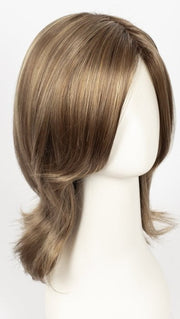 MOCHACCINO-R | Dark Root with Light Brown Base and Strawberry Blonde Highlights