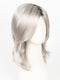 MOONSTONE | Medium Gray with Blue-toned Silver highlights and Dark Roots