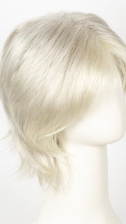 CHAMPAGNE-SILVER | Platinum Blonde and Light Grey Blended with Soft, Light Blonde at the face line