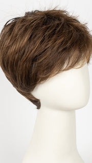 CHOCOLATE-ROOTED 830.27.6 | Dark/Medium Brown blended with Light Auburn and Dark Strawberry Blonde and Shaded Roots 