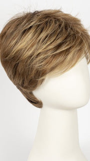 LIGHT-BERNSTEIN-ROOTED 12.27.26 | Lightest Brown and Dark Strawberry Blonde blend with Light Golden Blonde and Shaded Roots