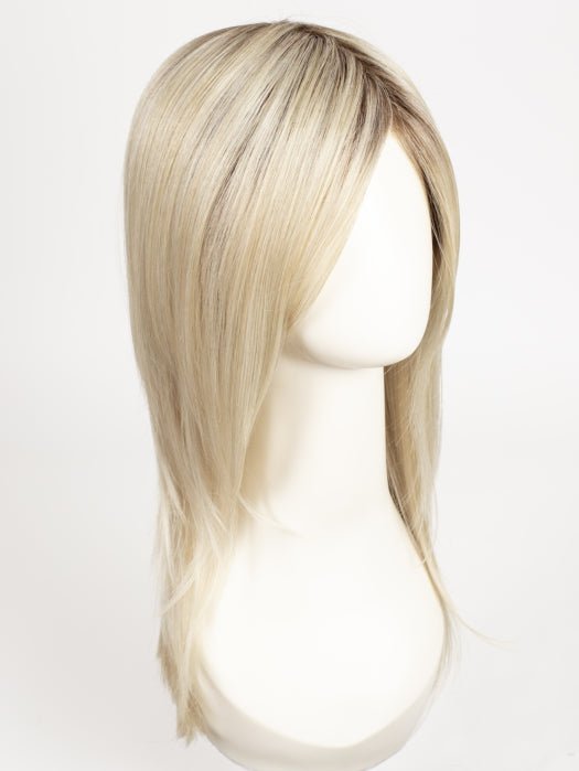 LIGHT-CHAMPAGNE-ROOTED 23.25.24 | Lightest Pale Blonde and Lightest Golden Blonde with Lightest Ash Blonde Blend and Shaded Roots  Edit alt text
